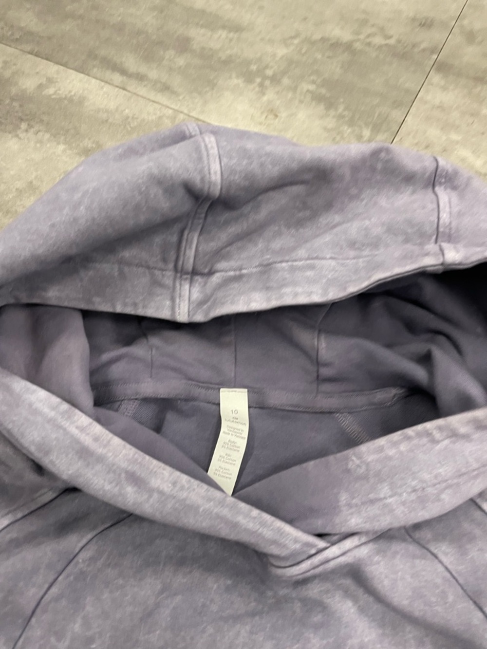Size 10, Lululemon pullover hoodie - Picture 3 of 13